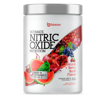 Ultimate Nitric Oxide Nutrition - Berry Burst Flavor - Full 30 Days Supply